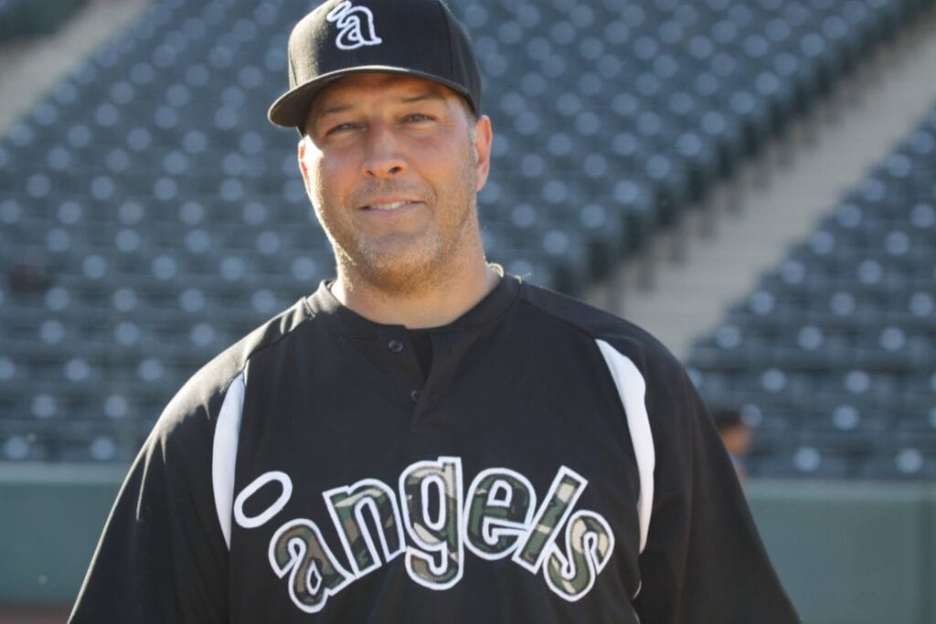 William Forsythe on the baseball field